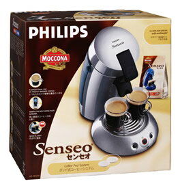 未来型コーヒーメーカーSenseoが、日本にもやっと入荷しました。【送料無料！】　【オリジナルカップとポッド付】フィリップス コーヒメーカー　センセオ SENSEO がいまお買い得です。
