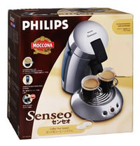 未来型コーヒーメーカーSenseoが、日本にもやっと入荷しました。【送料無料！】　【オリジナルカップとポッド付】フィリップス コーヒメーカー　センセオ SENSEO がいまお買い得です。