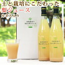 【26日(水) 9:59まで5倍】国産 無添加 果樹農家のまる搾り梨ジュース カボス入り 720ml×2本 林農園
