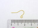ピアスフック ピアス金具 ピアスパーツ ゴールド GOLD フック式 フックタイプ ハンドメイド材料 材料 アクセサリー金具 シンプル 引っ掛ける バネ無し ばね無し 金 フック 資材 ピアスの部品 100個 まとめ買い 大容量