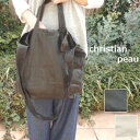 *予約商品* CHRISTIAN PEAU( クリスチャン ポー) LEATHER TOTE BAG 2color