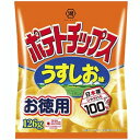 【訳あり】《126g お徳用サイズ》 賞味期限:2018年10月1日 湖池屋 お徳用サイズ ポテトチップス うすしお味 (126g) たっぷり入ったお徳用♪