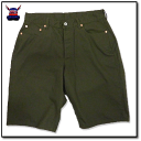 ストリート系スポーツ スケートボード ウエア パンツ ノンウォッシュ 【 T19 5019 SHORTS OLIVE 】 ティーナインティー デニム TOKYO スケートチーム あす楽対応 送料無料