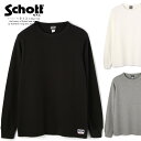 Schott/ショット 公式通販 | LS HONEYCOMB CREWNECK T-SHIRT/ハニカム クルーネック Tシャツ