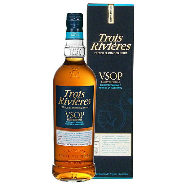 【ポイント2倍 お買い物マラソン期間限定】トロワリビエール VSOP [箱付] 700ml x 6本 送料無料(本州のみ)[ケース販売][CJ フランス スピリッツ ラム]ギフト プレゼント 敬老の日 クリスマス お歳暮