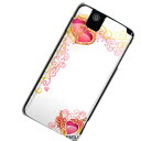 高解像度版 ARROWS μ F-07D / au ARROWS ES IS12F ケース/カバーdocomo ARROWS μ F-07D / au ARROWS ES IS12F 共用ケース 特殊印刷カバー 【422 ゴージャスハートフレーム(素材クリア)】★液晶保護フィルム付★高解像度版【デザイン・柄が豊富なスマートフォンケース専門店】