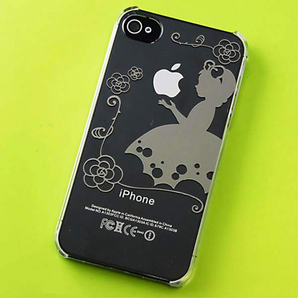 iPhone4s／iPhone4ケース（カバー）iPhone+ （アイフォン プラス）【Snow White（白雪姫）】デコ電☆カスタムジャケット【softbank／au ／iPhoneケース／オシャレでかわいいスマホケース/スマホカバー】