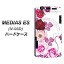 docomo MEDIAS ES N-05D ケース(N-05D カバー)【116 6月のバラ(クリア素材)】(N05D用 ドコモ メディアスES mediases)★高解像度版【デザイン・柄が豊富なスマートフォンケース専門店】