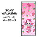 SONY ウォークマン NW-A10シリーズ ハードケース / カバー【AG816 ストロベリードーナツ(水玉ピンク) 素材クリア】★高解像度版(SONY ウォークマン NW-A10シリーズ/NWA10/ケース)