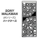 SONY ウォークマン NW-A10シリーズ ハードケース / カバー【AG834 苺骸骨曼荼羅(黒) 素材クリア】★高解像度版(SONY ウォークマン NW-A10シリーズ/NWA10/ケース)