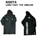 ★quakysenseクエーキーセンス★LONG COAT THE EMBLEM★ツアーコート・ロング★ブラック★XS・S・M・L★LEC21720★