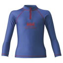 【メール便対応可】ヘリーハンセンのキッズ用ラッシュガード。【HELLY HANSEN】キッズロングスリーブラッシュガード HJ86150