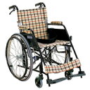 カワムラサイクル自走用車椅子（車いす）超軽量アルミ製KL22-40B＆KL22-38B【送料無料】 [代引き不可]