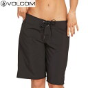 「全品5倍 16日19時〜19日10時迄」【ゆうパケット】19SU レディース VOLCOM ボードショーツ Simply Solid 11 o0811705_ blk 国内正規品/ボルコム/サーフトランクス /surf