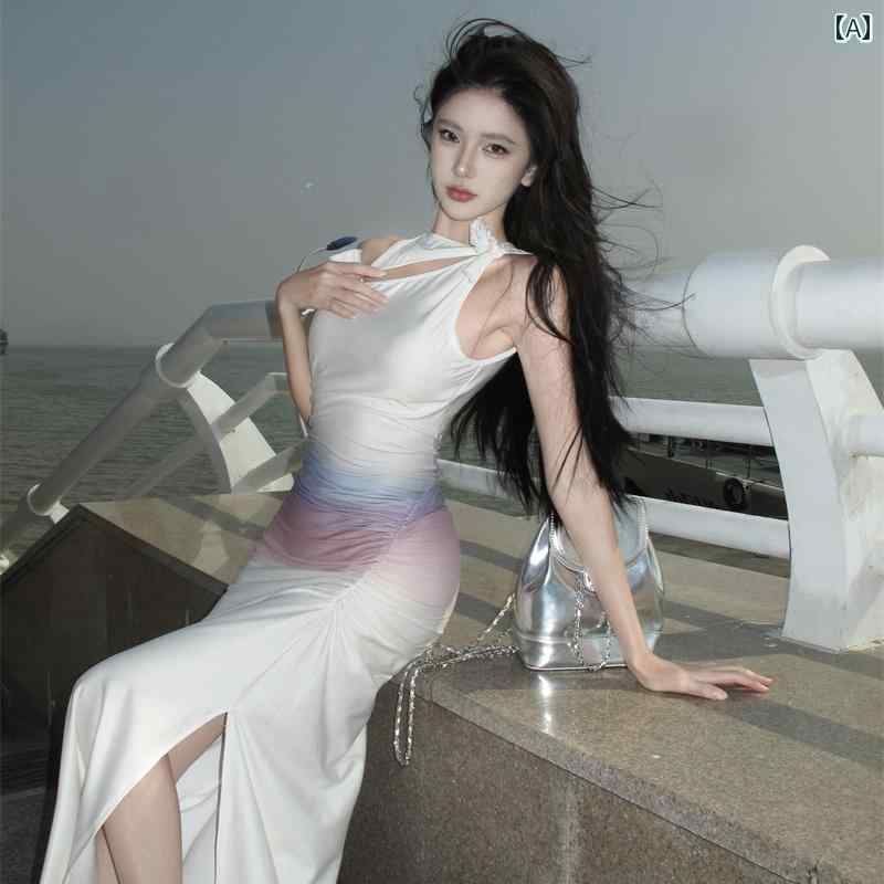 ドレス 大人 上品 シンプル きれいめ セクシー スタイリッシュ エレガント パーティ ウェディング セレモニー レディース