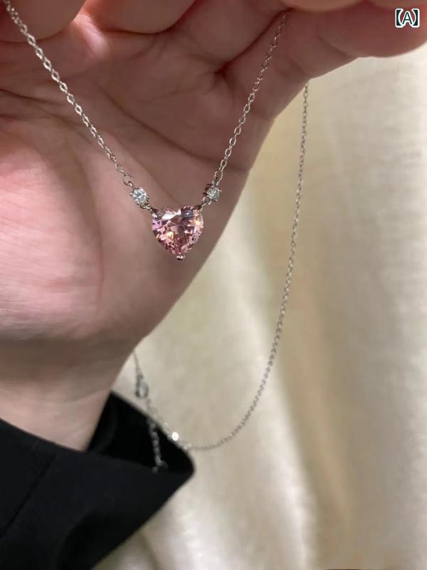 ネックレス レディース アクセサリー オールシーズン ハート かわいい ネックレス ペンダント 首飾り チェーン キュート