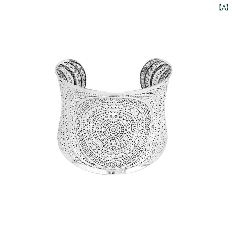 カフブレスレット バングル エスニック ブレスレット バングル アクセサリー シンプル アクセント ワンポイント おしゃれアイテム レディース ファッション