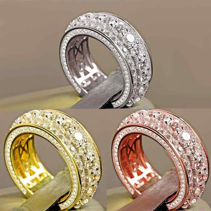 リング ウィッシュ 14K ゴールド メッキ ラウンド リング アメリカ フェイク ストーン スター リング シルバー レディース アクセサリー オールシーズン 指輪