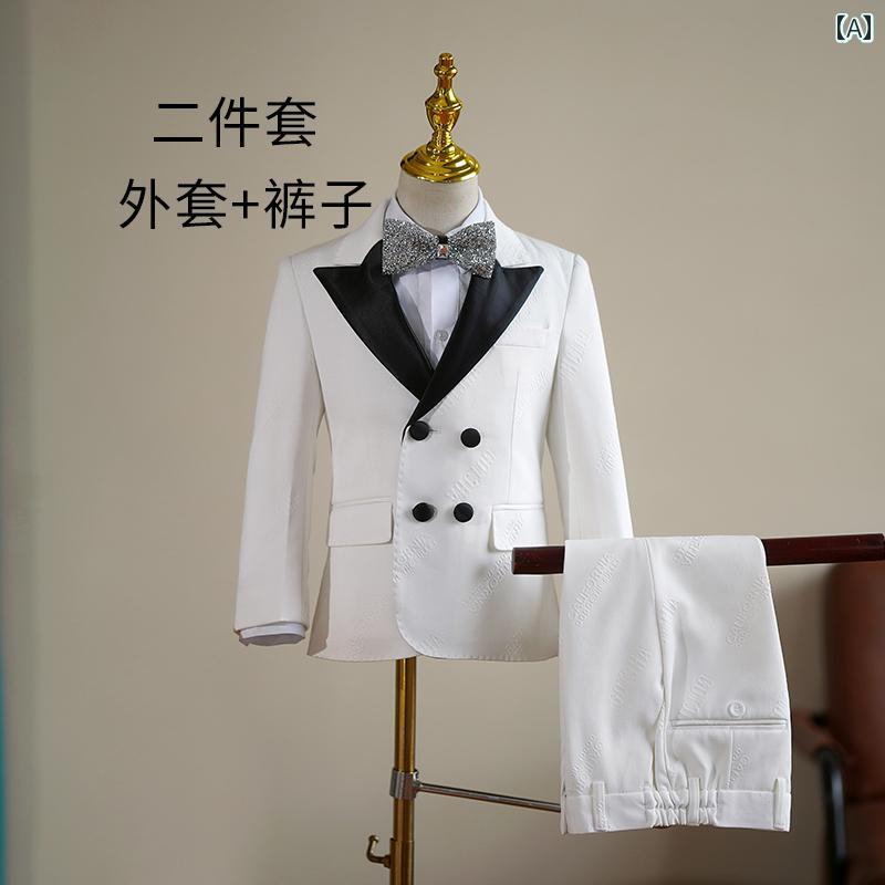 ドレス 子供用 スーツ 男の子用 スーツ 英国 フラワーガール 1歳 キャットウォーク ホスト ハイエンド パフォーマンス コスチューム