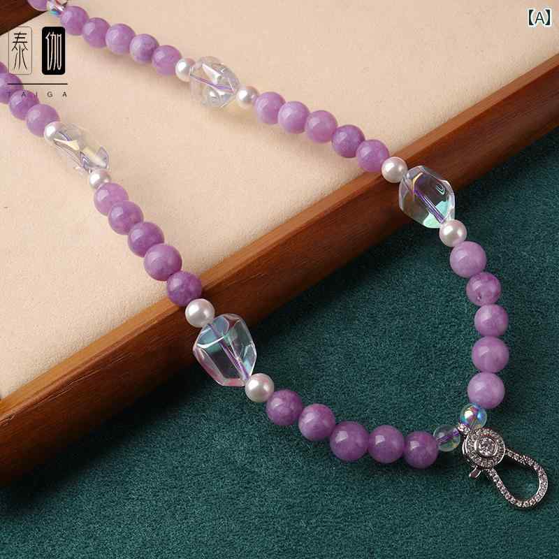 ネック ストラップ おしゃれ お守り ペンダント ロープ ネックレス 数珠 ビーズ アクセサリー ファッション エスニック 民族 ユニセックス