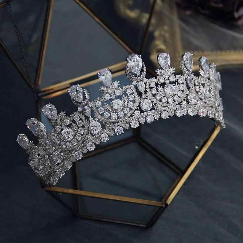 ティアラ クラウン ブライダル 大きめ パレス プリンセス ウェディング 大人式ドレス 頭飾り ヘアアクセサリー