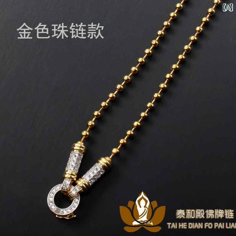 お守り ネックレス ネックストラップ ペンダントし チェーン アクセサリー ファッション エスニック 民族 ユニセックス