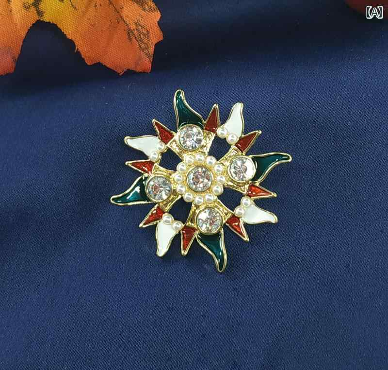 ブローチ おしゃれ アクセサリー レディース ブローチ バッジ ピンブローチ 装飾品 コサージュ エレガント 上品 太陽 西洋 アンティーク