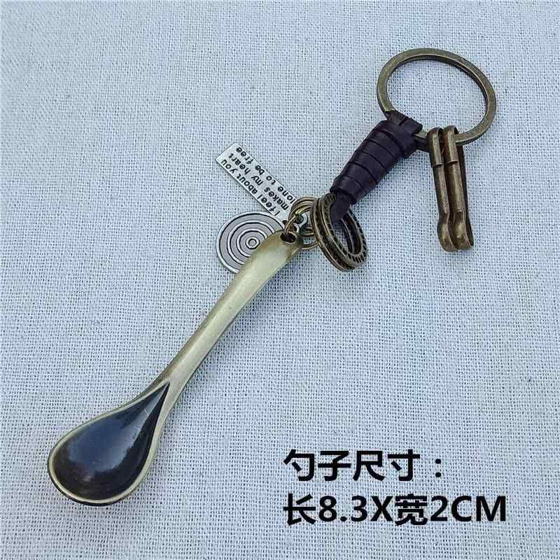 レトロ レザー キー チェーン ペンダント カー リング レディース 韓国 かわいい バッグ カップル キーホルダー アクセサリー