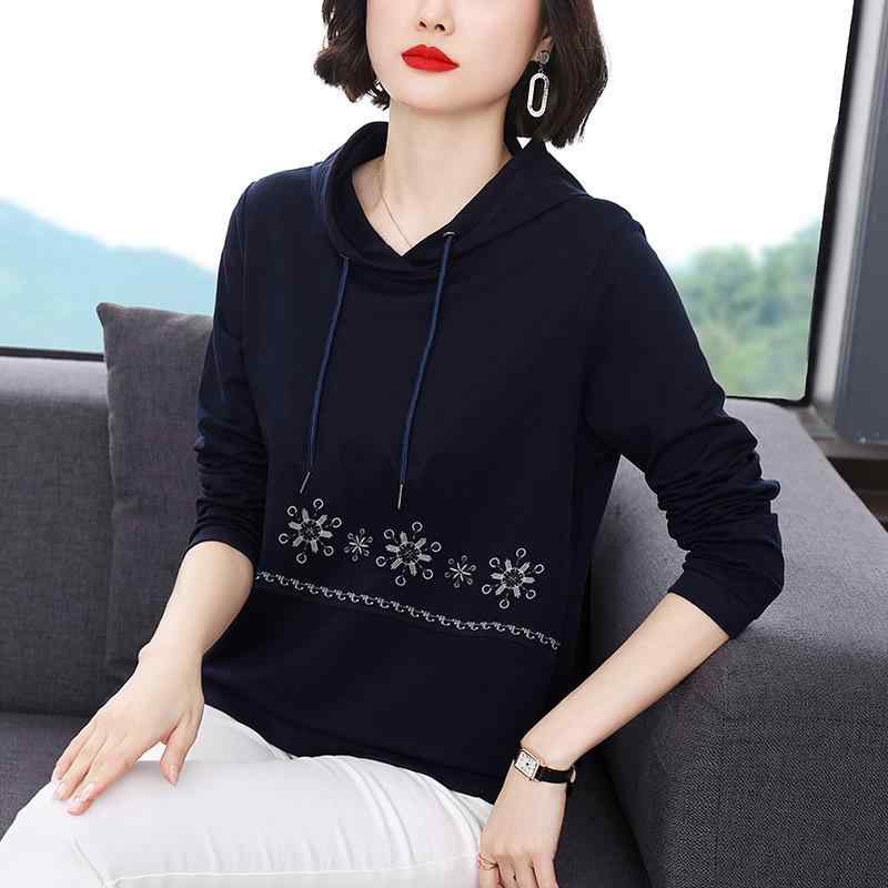 スウェット トレーナー レディース プルオーバー フード付き 長袖 綿素材 アルファベットロゴ 切り替えデザイン ゆったり ルーズフィット 大きいサイズ ビッグシルエット カジュアル オフィスカジュアル 通勤スタイル 春秋 トップス(x2)