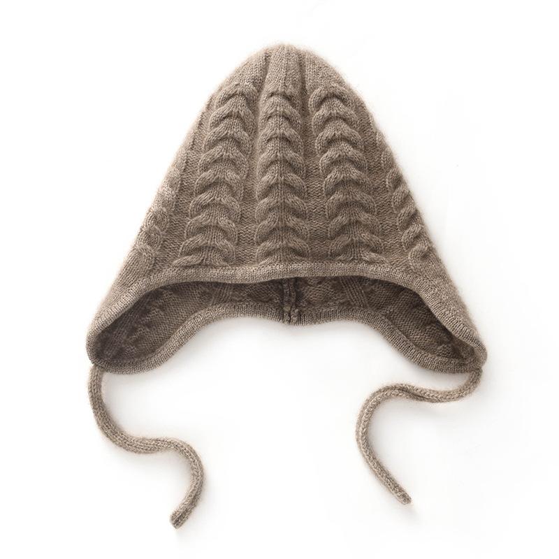 ニット帽 メンズ レディース 秋冬 カシミヤ100% ケーブル編み 防寒 保温 耳当て 防風 通気性 厚手 無地 シンプル カジュアル フォーマル 通勤 通学 普段使い 暖か フリーサイズ
