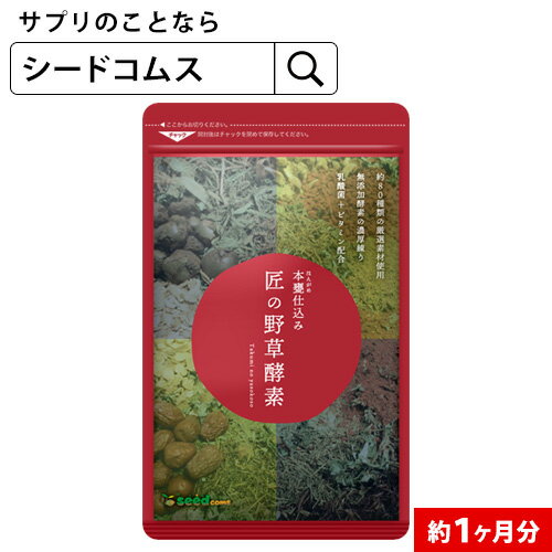 匠の野草酵素(約1ヶ月分)ダイエット <strong>サプリ</strong>送料無料 <strong>サプリ</strong> <strong>サプリ</strong>メント 酵素 野草酵素 健康食品 野菜不足 乳酸菌 <strong>ビタミンC</strong> 葉酸 ビタミンB うこん 田七人参 イチョウ はと麦 高麗人参 マカ