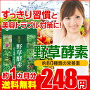 ★野草酵素★《約1ヵ月分》■ネコポス送料無料、酵素サプリ/サ...