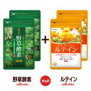 〓★ルテイン&ゼアキサンチン★野草酵素〓≪各約6ヵ月分の合計約12ヵ月分≫ゼアキサンチン配合亜麻仁油&えごま油配合■ネコポス送料無料■サプリメント/サプリ/ルテインサプリ/hahu5/hahu1