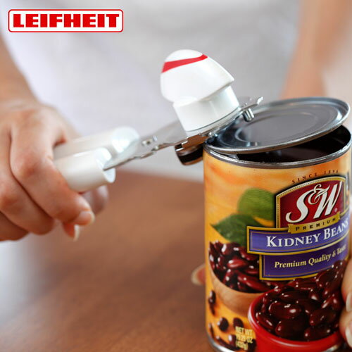 LEIFHEIT(ライフハイト) カンオープナーセイフティー（コンフォートライン）（缶切り）切り口が尖らず丸く切れるので安全な缶切り！
