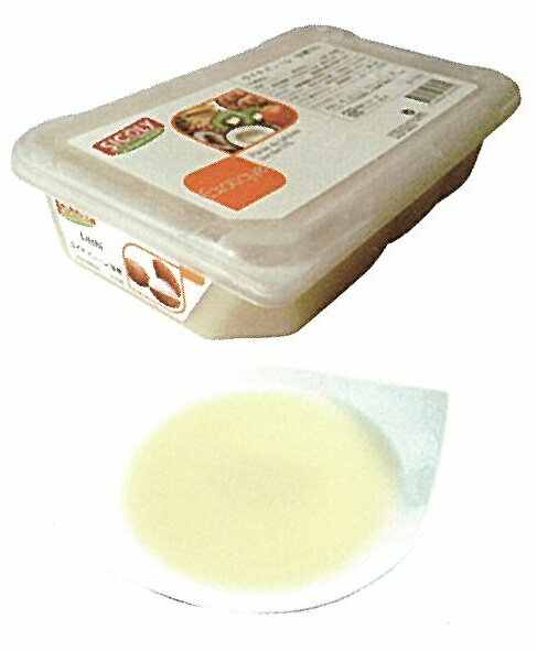 【シコリ】冷凍ライチピューレ（10％加糖）　1kg×6