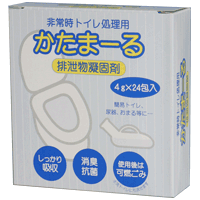 かたまーる（排泄物凝固剤） 4g×24包入り　【送料区分1】...:seikatu-japan-box:10000444
