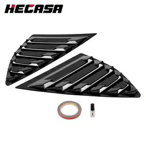 HECASA サイドクォーターウィンドウカバールーバースクープベントフォードモンデ??オフュージョン 13-20 HECASA Side Quarter Window Cover Louver Scoop Vent For Ford Mondeo Fusion 13-20