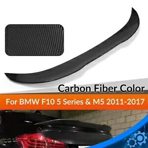 PSM スタイルリアスポイラーリップウィング BMW 5 シリーズ F10 2011-2017 カーボンスタイル PSM Style Rear Spoiler Lip Wing For BMW 5 Series F10 2011-2017 Carbon Style
