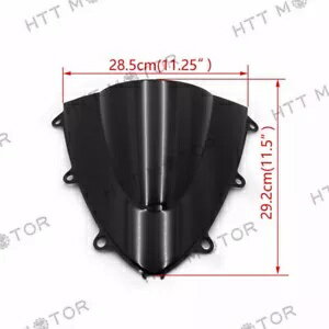 ブラック ダブル バブル ウインドスクリーン フロントガラス 2008-2011 ホンダ CBR1000RR 用 Black Double Bubble Windscreen Windshield for 2008-2011 Honda CBR1000RR