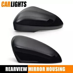 運転席&助手席側バックミラーカバーキャップ 13-18 フォード フュージョンに適合 Driver & Passenger Side Rearview Mirror Cover Cap Fit For 13-18 Ford Fusion