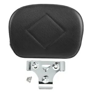 ブラック後部乗客バックレストパッドハーレートラウイングロードキンググライドに適合 Black Rear Passenger Backrest Pad Fit For Harley Trouing Road King Glide