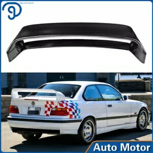 リアトランクスポイラーウィングマットブラック 1992-1998 BMW 3 シリーズ E36 M3 LTW GT Rear Trunk Spoiler Wing Matte Black For 1992-1998 BMW 3 Series E36 M3 LTW GT