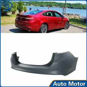 プラスチック製リアバンパーカバー交換用プライマー加工 13 2014-2018 フォード フュージョン用 Plastic Rear Bumper Cover Replacement Primered Fit For 13 2014-2018 Ford Fusion