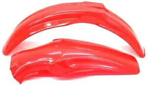 フロントリアフェンダープラスチックキット CR125 CR250、91-01 CR500 (年式カラーノートを参照) A166 Front Rear Fender Plastic Kit CR125 CR250, 91-01 CR500 (See Yr Color Notes) A166