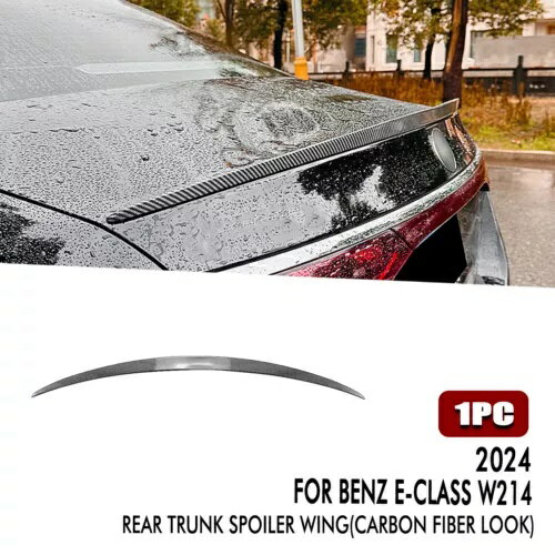 トランクスプリッターリアウイング装飾ベンツ E クラス W214 E260 E300 AMG 2024+- Trunk splitter rear wing decor for Benz E Class W214 E260 E300 AMG 2024+-