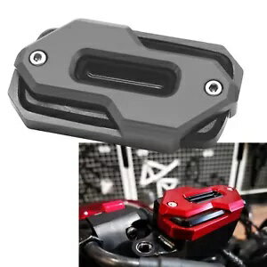 グレー ブレーキ液コンテナ カップ蓋 Honda CB650F CBR650F 2014-2019用- Grey Brake Fluid Container Cup Lid for Honda CB650F CBR650F 2014-2019-