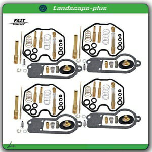 4 個のエアカットオフバルブセット & 4 キャブレター炭水化物修理キットホンダ 1980 CB650 4 Pcs Air Cut Off Valve Set & 4 Carburetor carb repair kit For Honda 1980 CB650