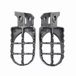 モトクロス鋳鉄フットペグフットレストホンダ CR125R CR250R CR500R 1988-1994 Motocross Cast Iron Foot Pegs Footrests For Honda CR125R CR250R CR500R 1988-1994