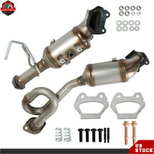2012 2013-2017 ジープラングラー 3.6L V6 フロント触媒コンバーター 左右 For 2012 2013-2017 Jeep Wrangler 3.6L V6 Front Catalytic Converter Left & Right
