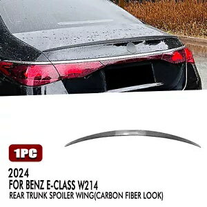 リアトランクスプリッターウイングボディキット ベンツ E クラス W214 E260 E300 AMG 2024+ 1 個 Rear Trunk Splitter Wing Body Kit For Benz E Class W214 E260 E300 AMG 2024+ 1PCS